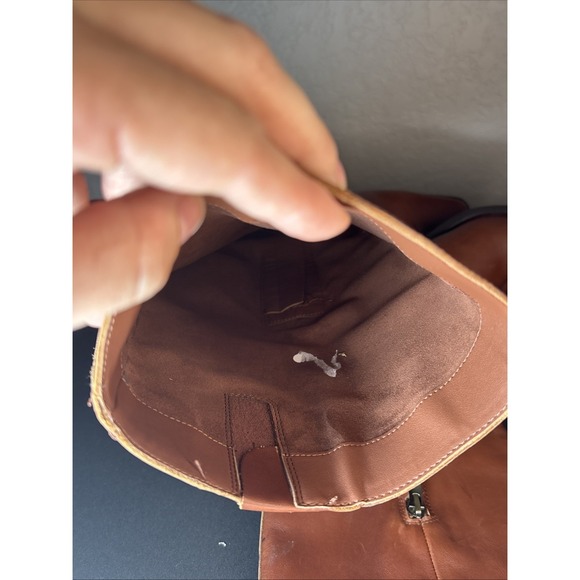 Women's Sam Edelman Cesar Brandy Leather Tall Boots, 10M - Picture 10 of 12